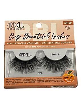 Ardell Big Beautiful Lashes Strut It Voluminous Curved False Lashes